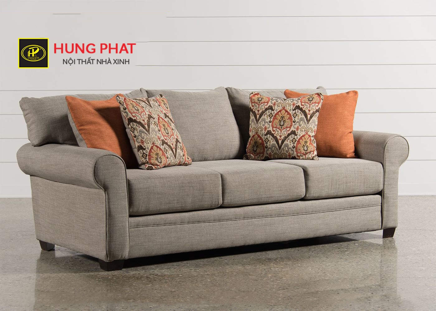 Sofa băng chung cư hiện đại H-227