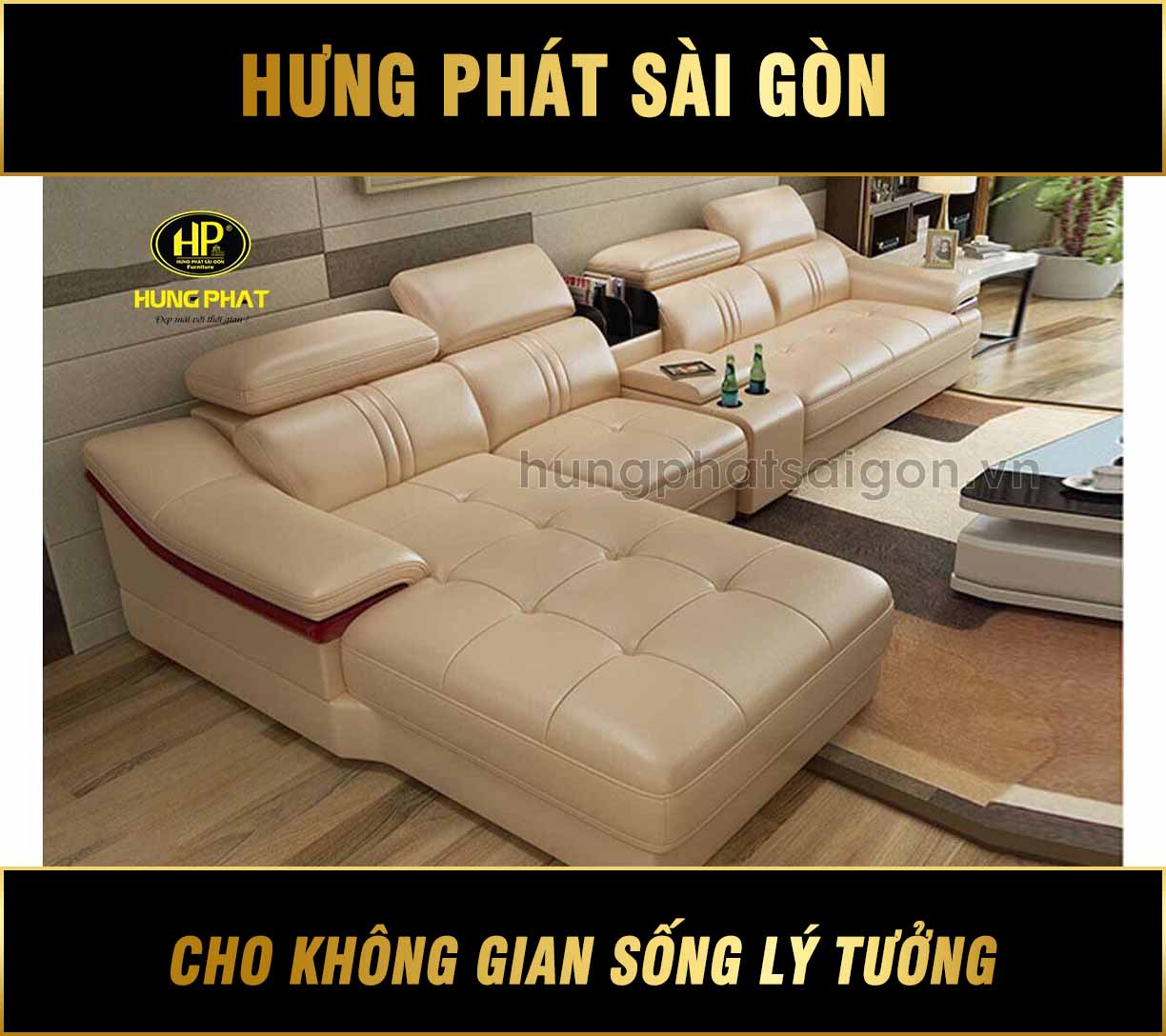 Sofa Da Nhập Khẩu Hiện Đại HD-17