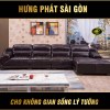 Sofa da sang trọng cao cấp H-2420