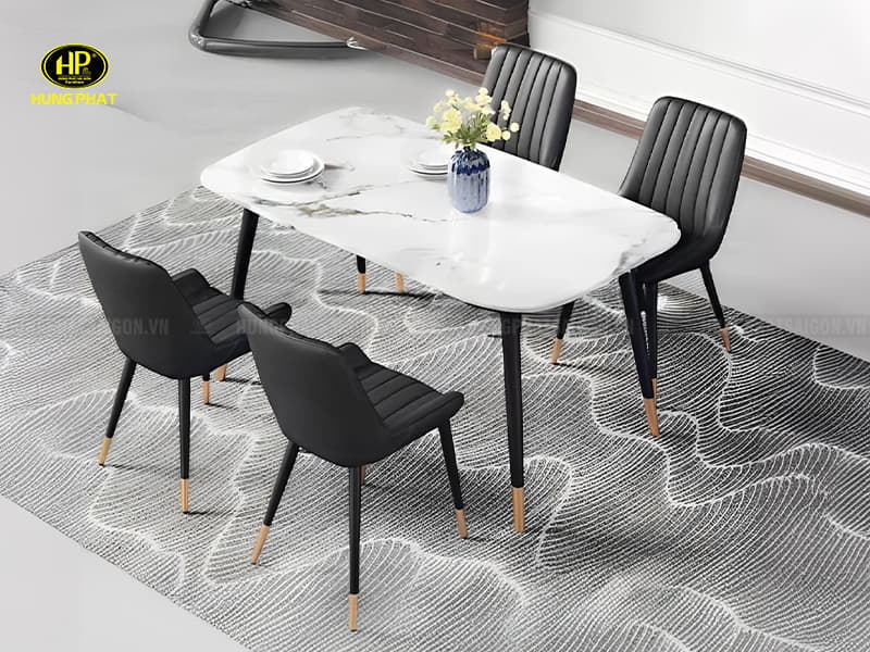 Bộ Bàn Ăn 4 Ghế Mặt Đá VP-113