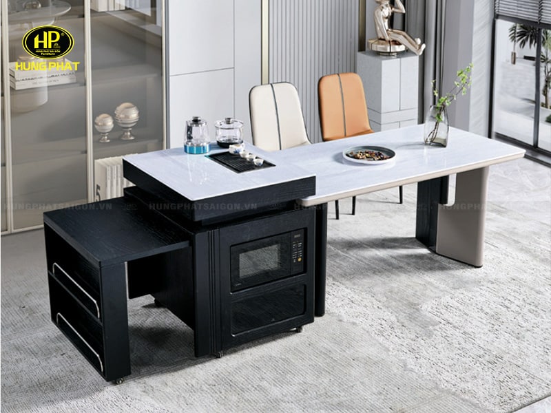 Bàn ăn kết hợp đảo bếp thông minh BA-DT-582