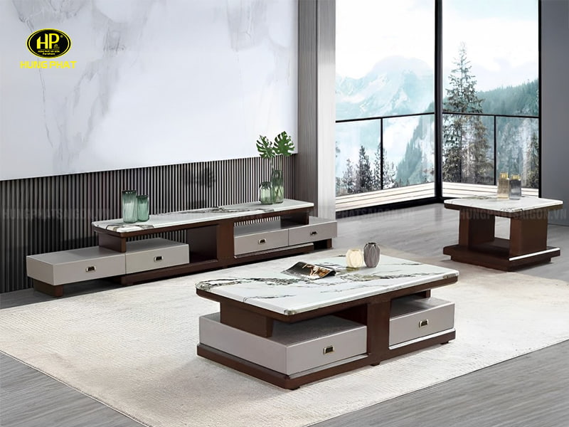 Bàn Sofa Mặt Đá Hiện Đại Nhập Khẩu A72