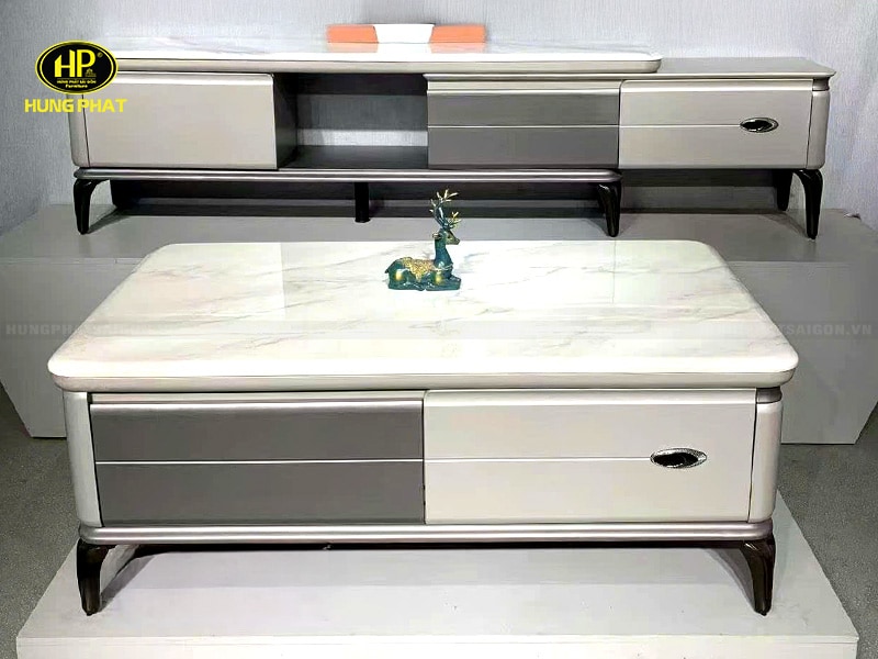 Bàn trà mặt đá nhập khẩu BT-A52-30