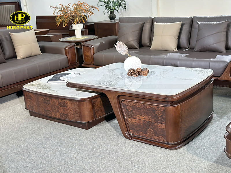 bàn trà sofa gỗ sv-038