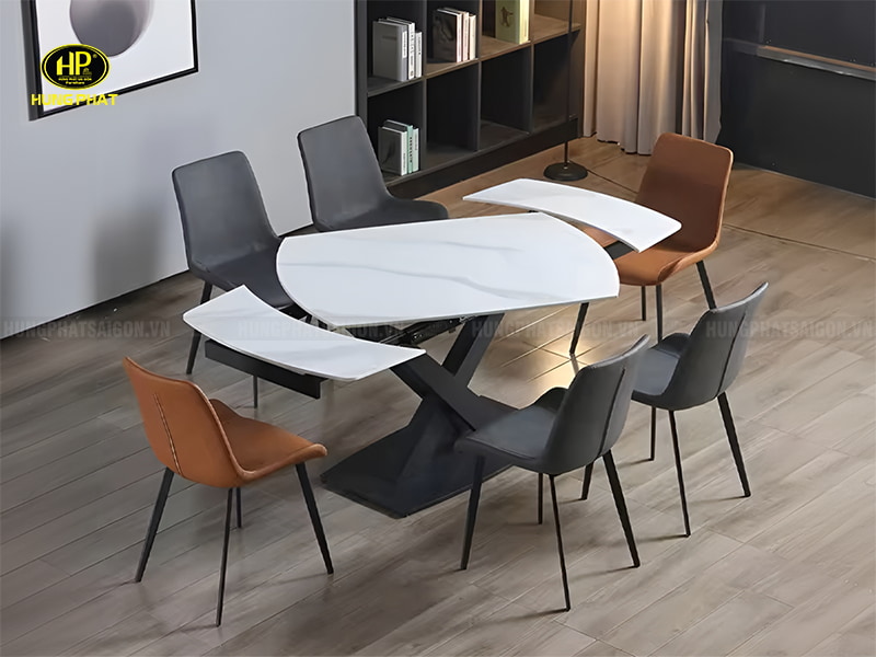 Bộ Bàn Ăn 6 Ghế Đa Năng Có Thể Mở Rộng NK-CN8313T