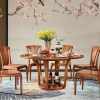 Bộ Bàn Ăn Tròn 6 Ghế Hiện Đại NK-WJ05