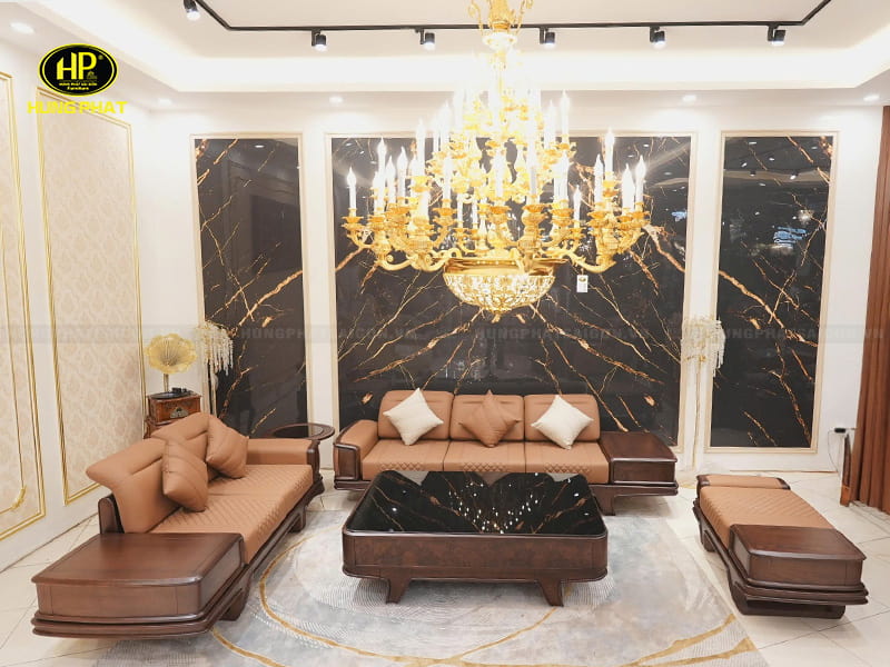 bo ghe sofa go soi nga son inchem cao cap sv 307a