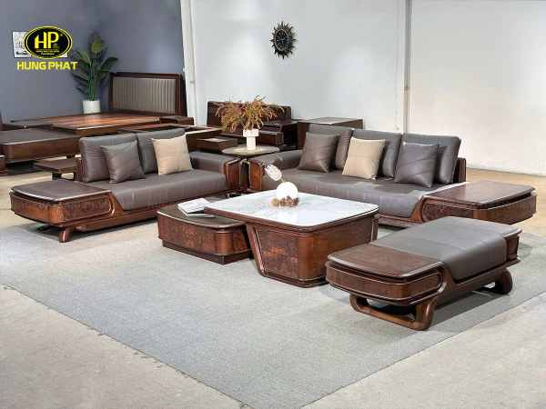 bộ ghế sofa gỗ sồi sv-038