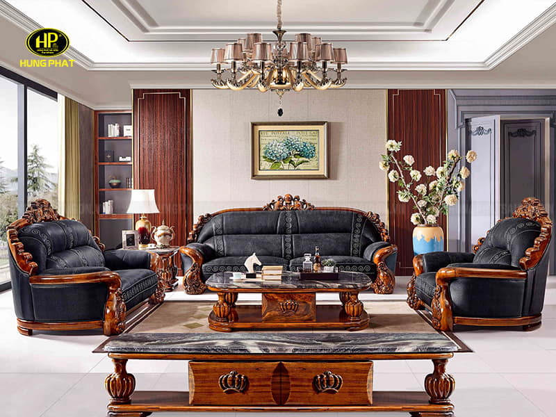 bo ghe sofa tan co dien go huong nhap khau b02