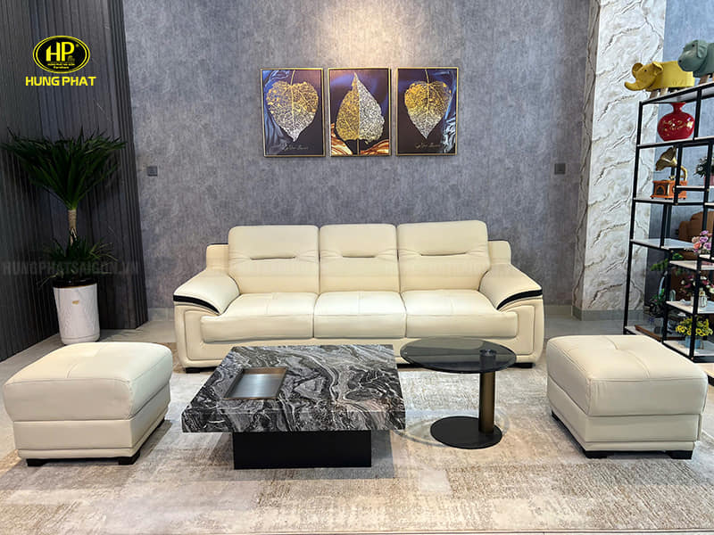 Sofa Băng Da Chống Trầy Lau Được Mực Bút Bi HB-02P