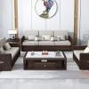 Bộ Sofa Gỗ Hồ Đào Cao Cấp Nhập Khẩu 8003