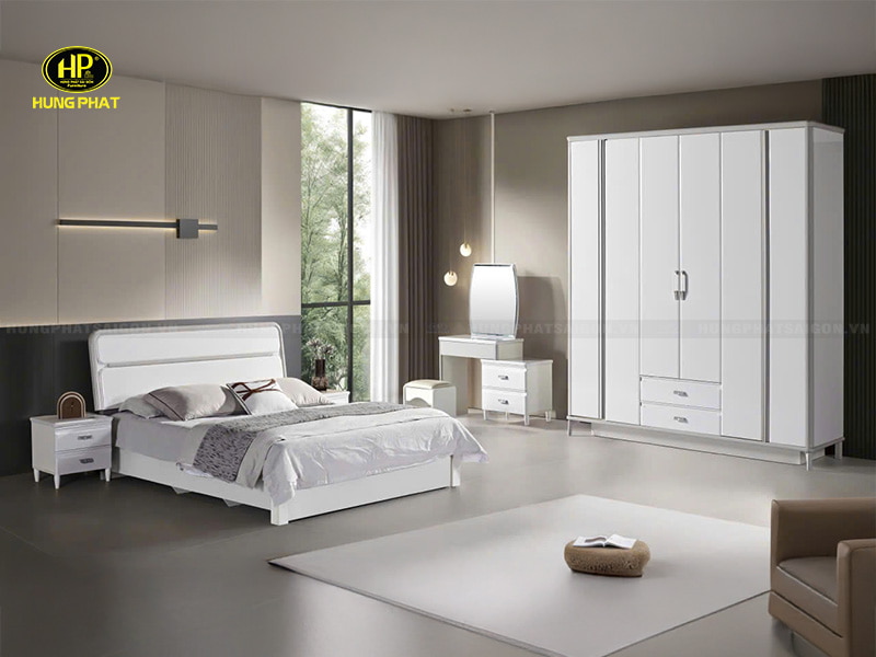Combo bộ giường tủ bàn trang điểm TP-3005