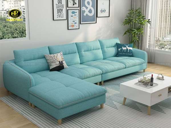 ghe sofa boc vai canvas h 280 mau xanh