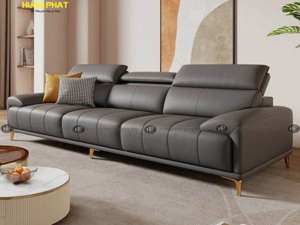 ghe sofa da hien dai H 17