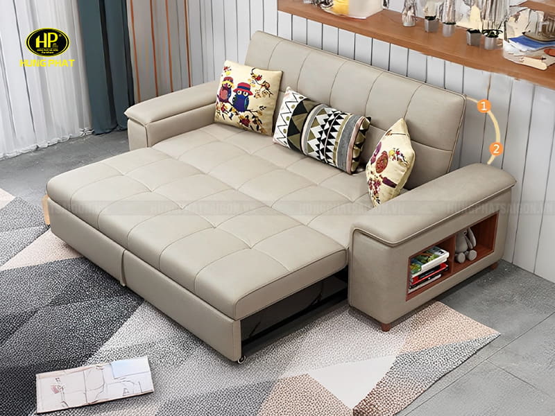 Sofa Giường Bằng Da Thông Minh GK-05