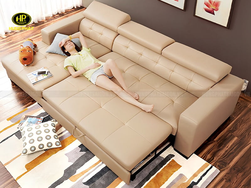 ghe sofa giuong keo chat lieu da ma g 06