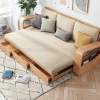 Sofa Giường Kéo Gỗ Sồi Mẫu Mới G-08S