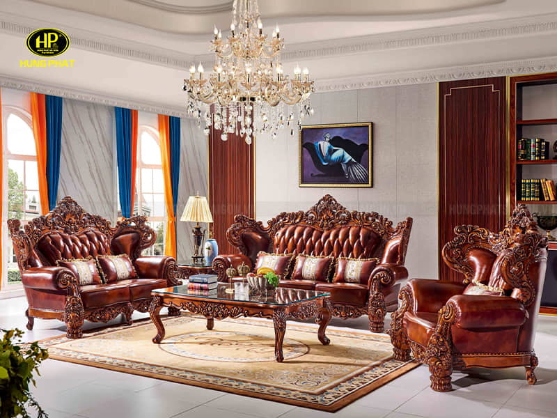 ghe sofa go huong do tan co dien m 28