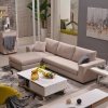 Sofa góc vải phòng khách hiện đại H-256
