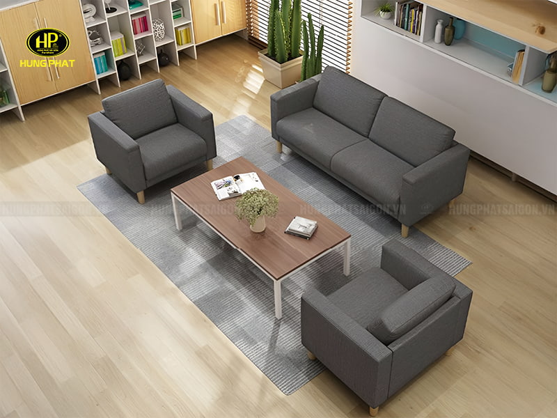 Sofa vải văn phòng H-206