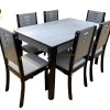 Bộ Bàn Ăn 6 Ghế Gia Đình Hiện Đại BA-C06