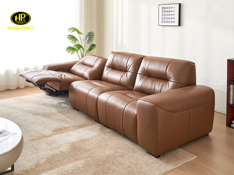 sofa da bò thư giãn chỉnh điện 171g