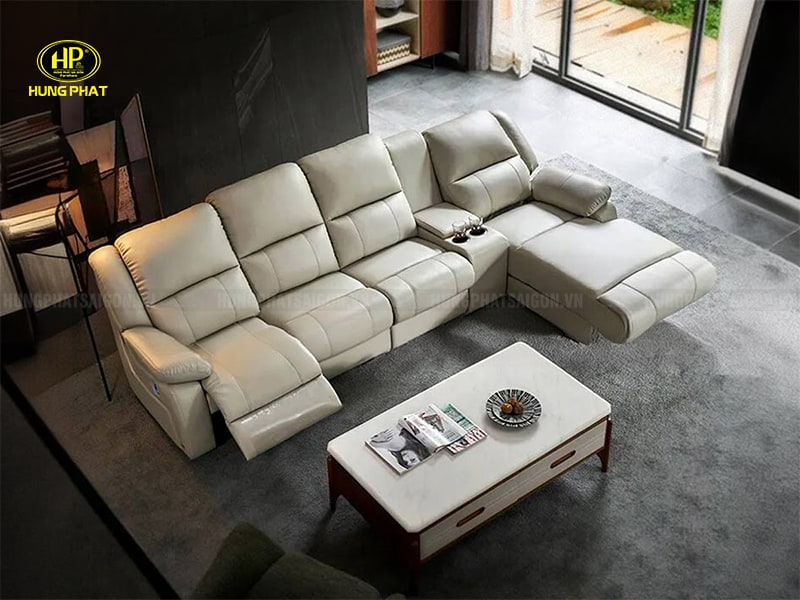 Sofa Da Bò Thư Giãn Chỉnh Điện Nhập Khẩu S219