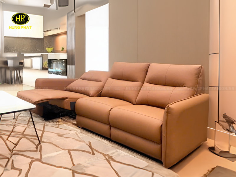 sofa da chỉnh điện thư giãn h-128
