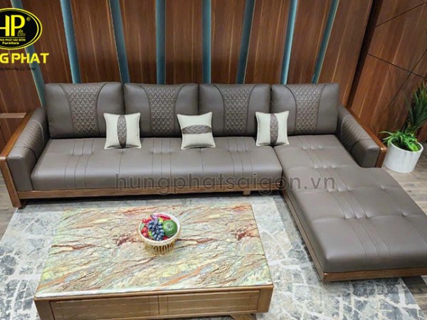 sofa go da cao cap phong khach HS 883A