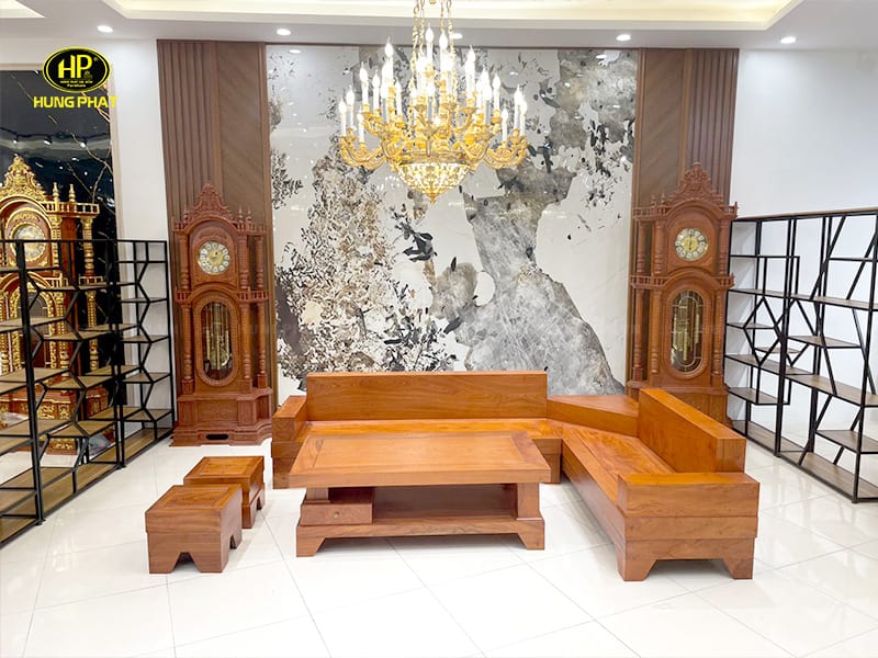 sofa gỗ nguyên khối gh-01