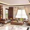 Sofa Gỗ Óc Chó 3 Món Hiện Đại Cao Cấp HO-45