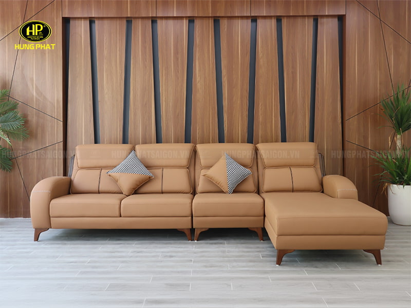 Sofa Gỗ Sồi Nga Góc L Cao Cấp HS-401