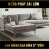Sofa góc phòng khách vừa H-264