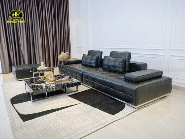sofa lmd 02 su dung chat lieu da bo y nhap khau