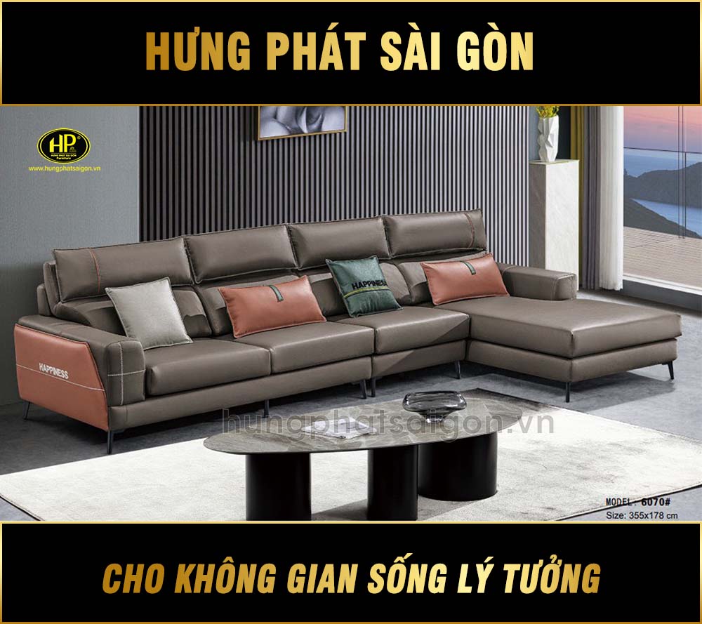 sofa ni hien dai nhap khau TD 6070