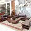 Bộ Bàn Ghế Sofa Gỗ Sồi Hiện Đại SV-035